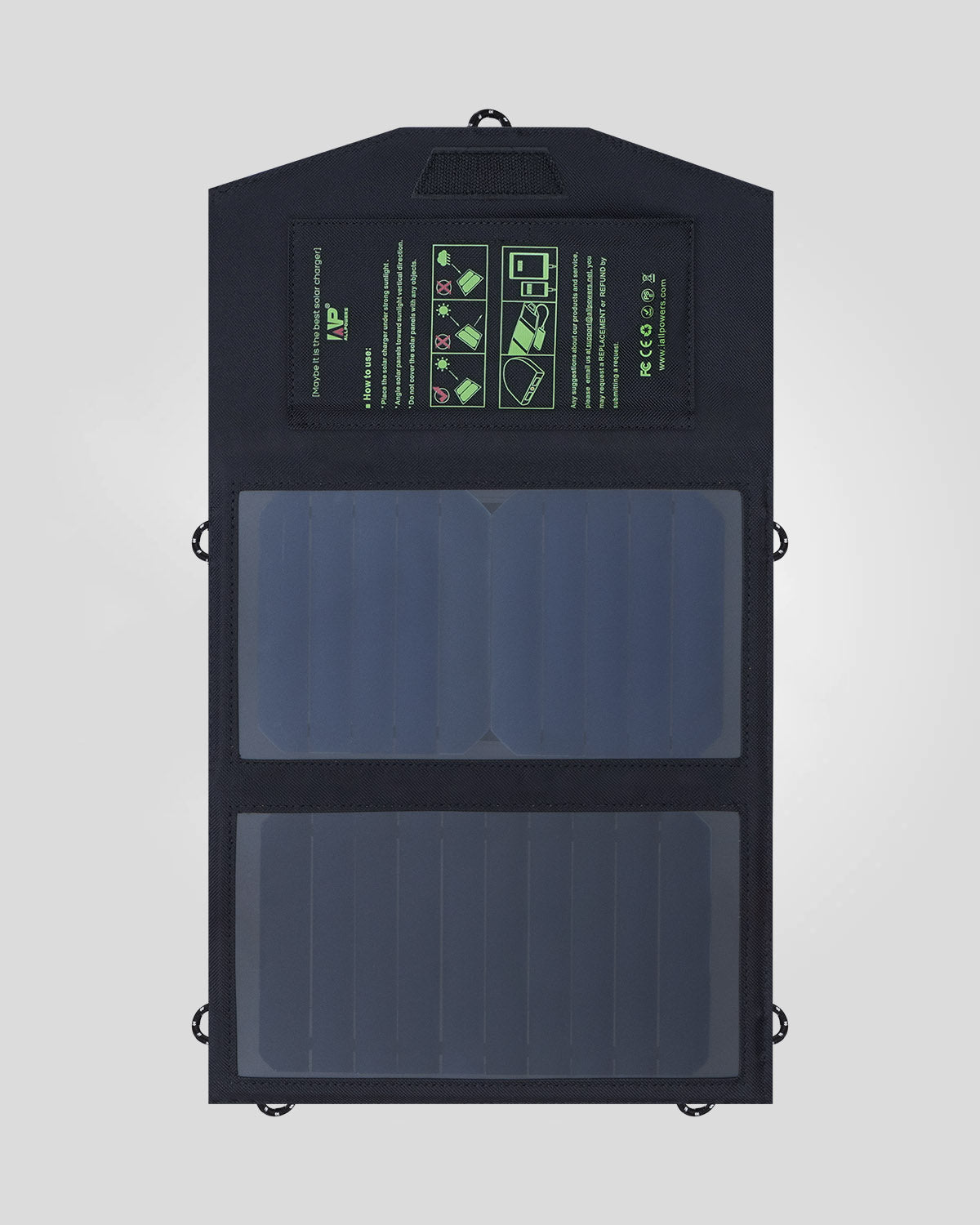 ALLPOWERS 5V 10W Tragbares Solarpanel