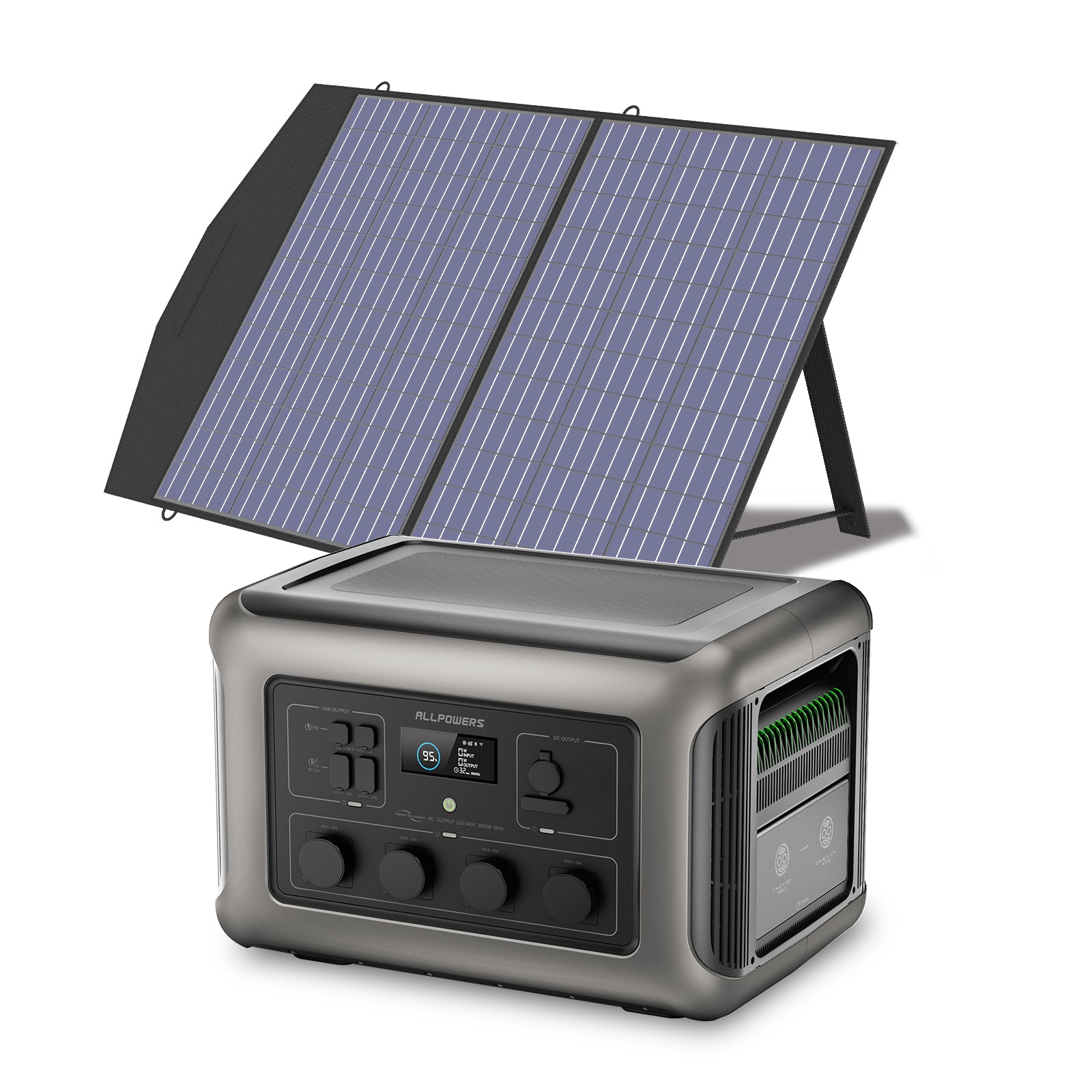 ALLPOWERS 3500W Solargenerator R3500 Mit 100W Solarpanel
