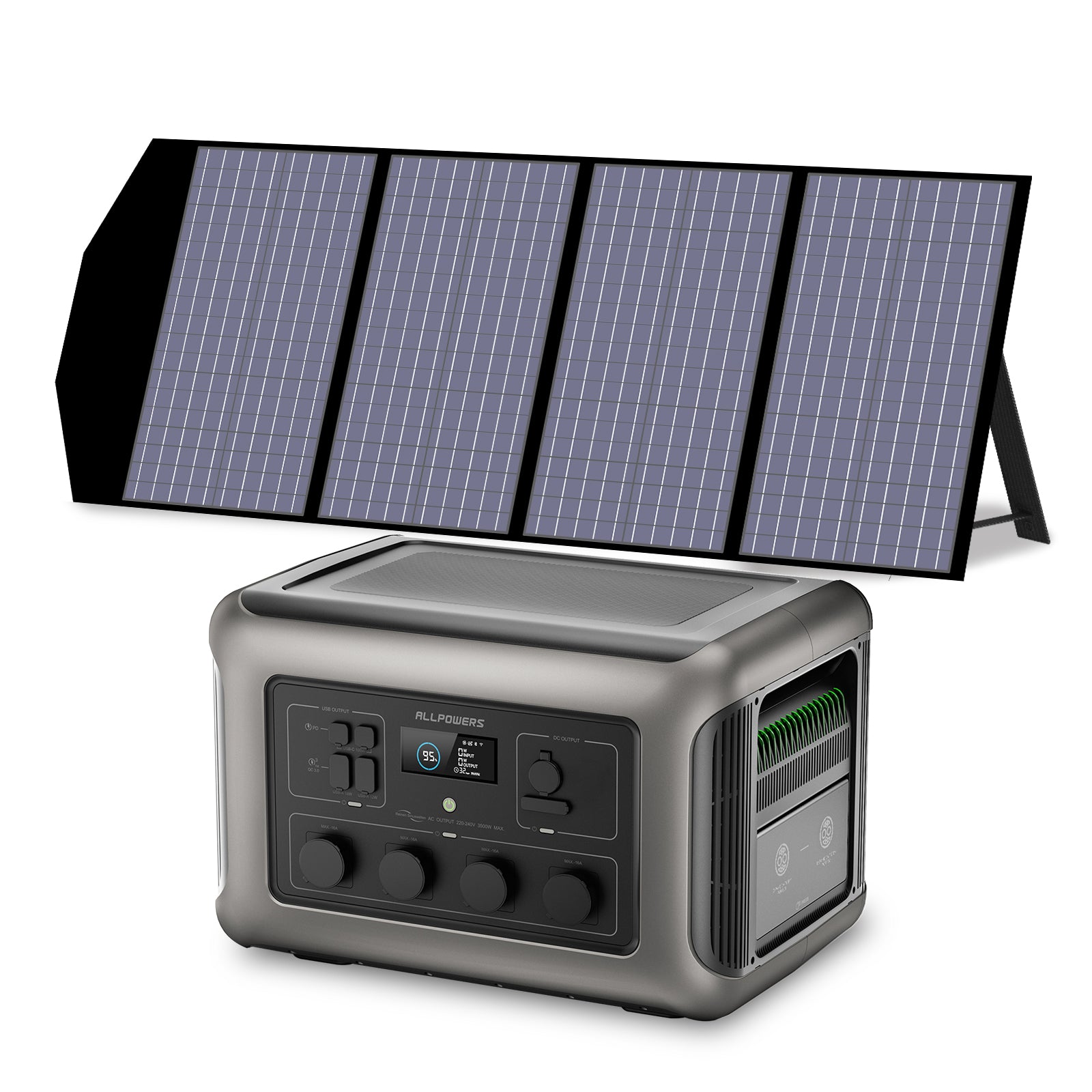 ALLPOWERS 3500W Solargenerator R3500 Mit 140W Solarpanel