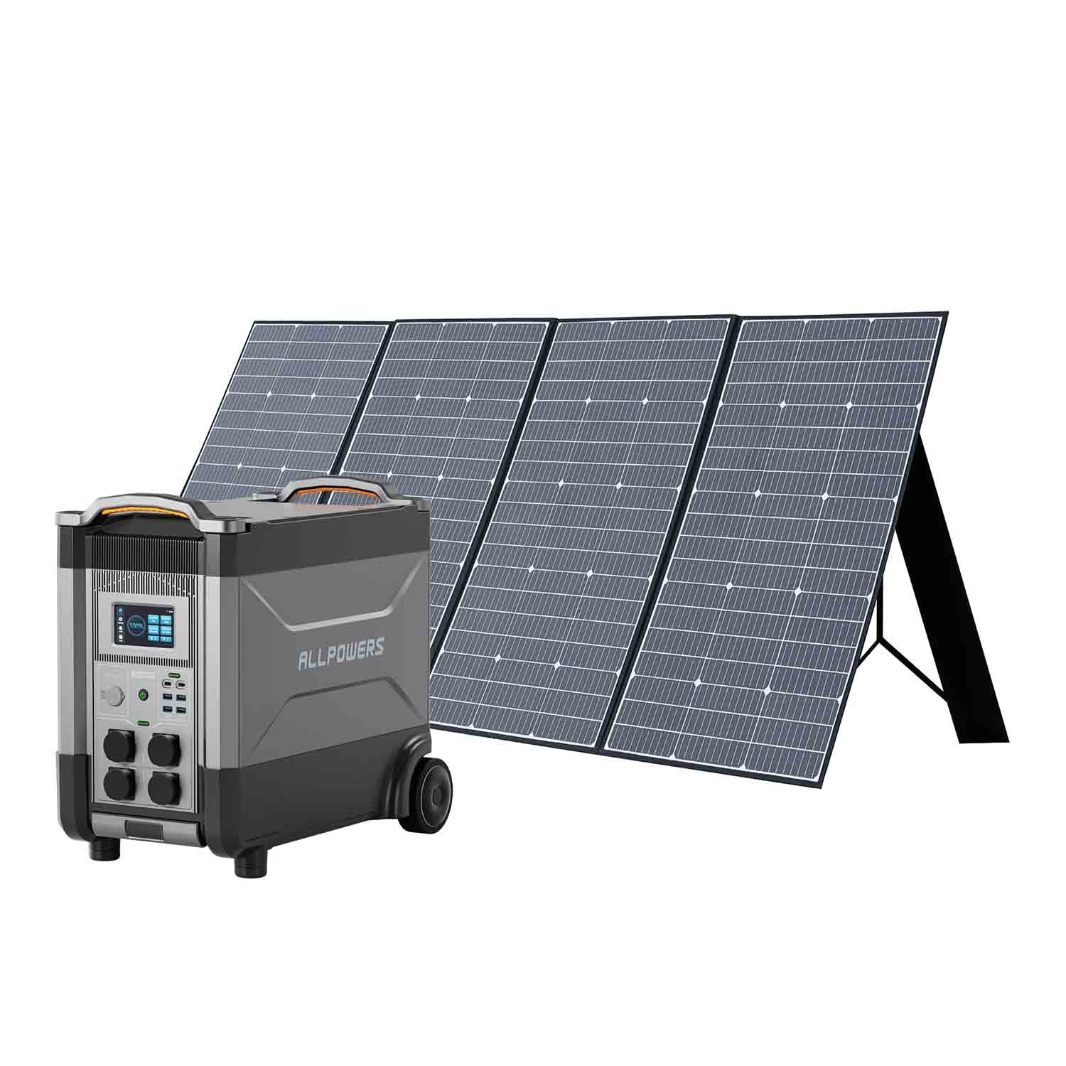 ALLPOWERS 4000W Solargenerator R4000 Mit 400W Solarpanel
