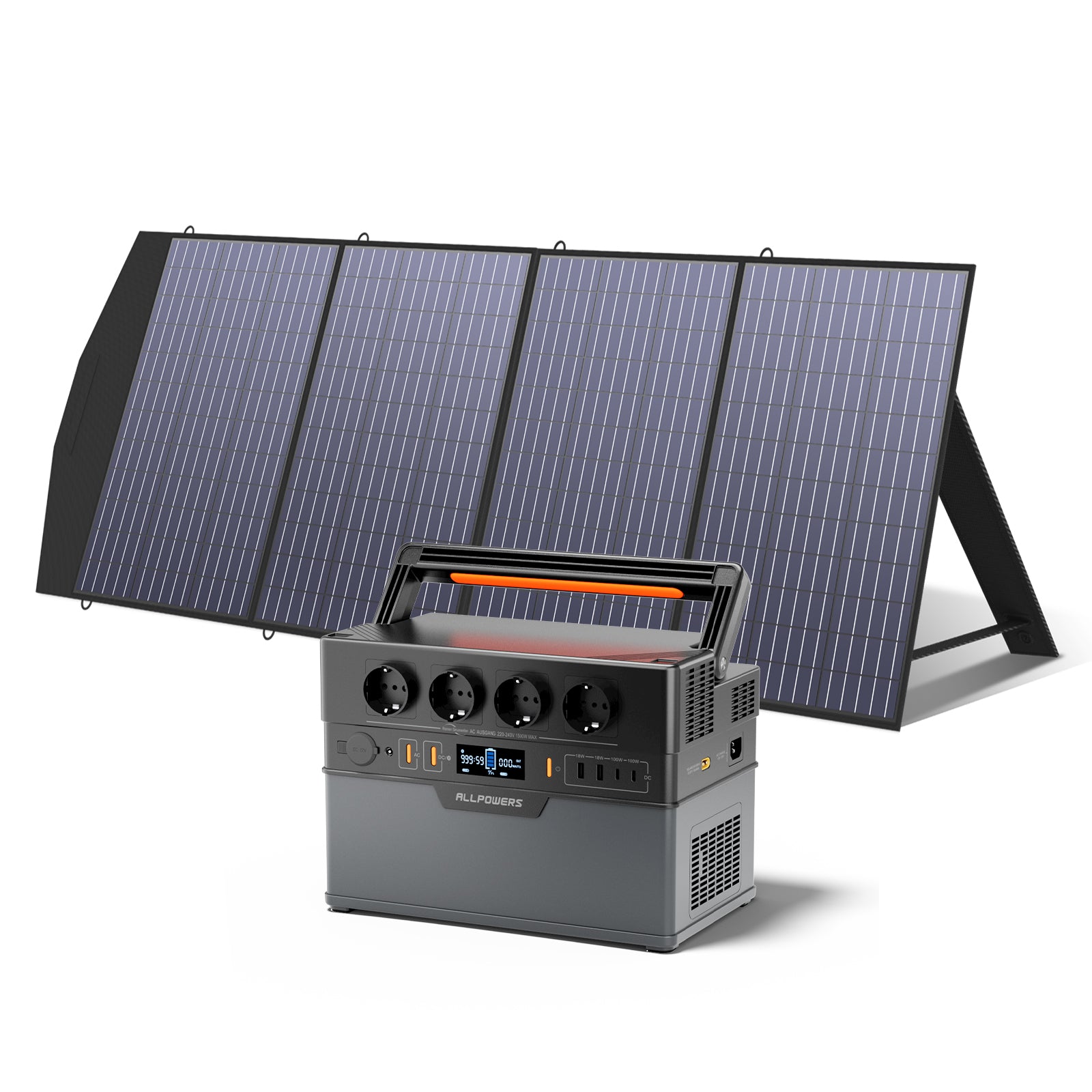 ALLPOWERS 1500W Solargenerator S1500 Plus Mit 200W Solarpanel