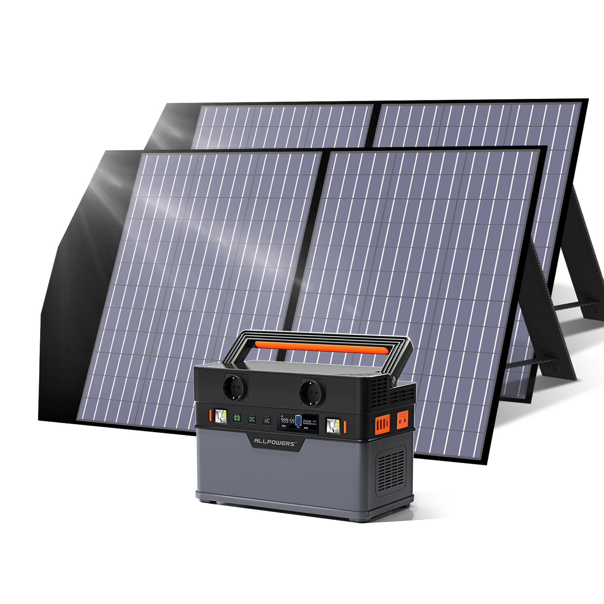 ALLPOWERS Solargenerator-Kit 700W (S700 + SP027 100W Solarpanel)