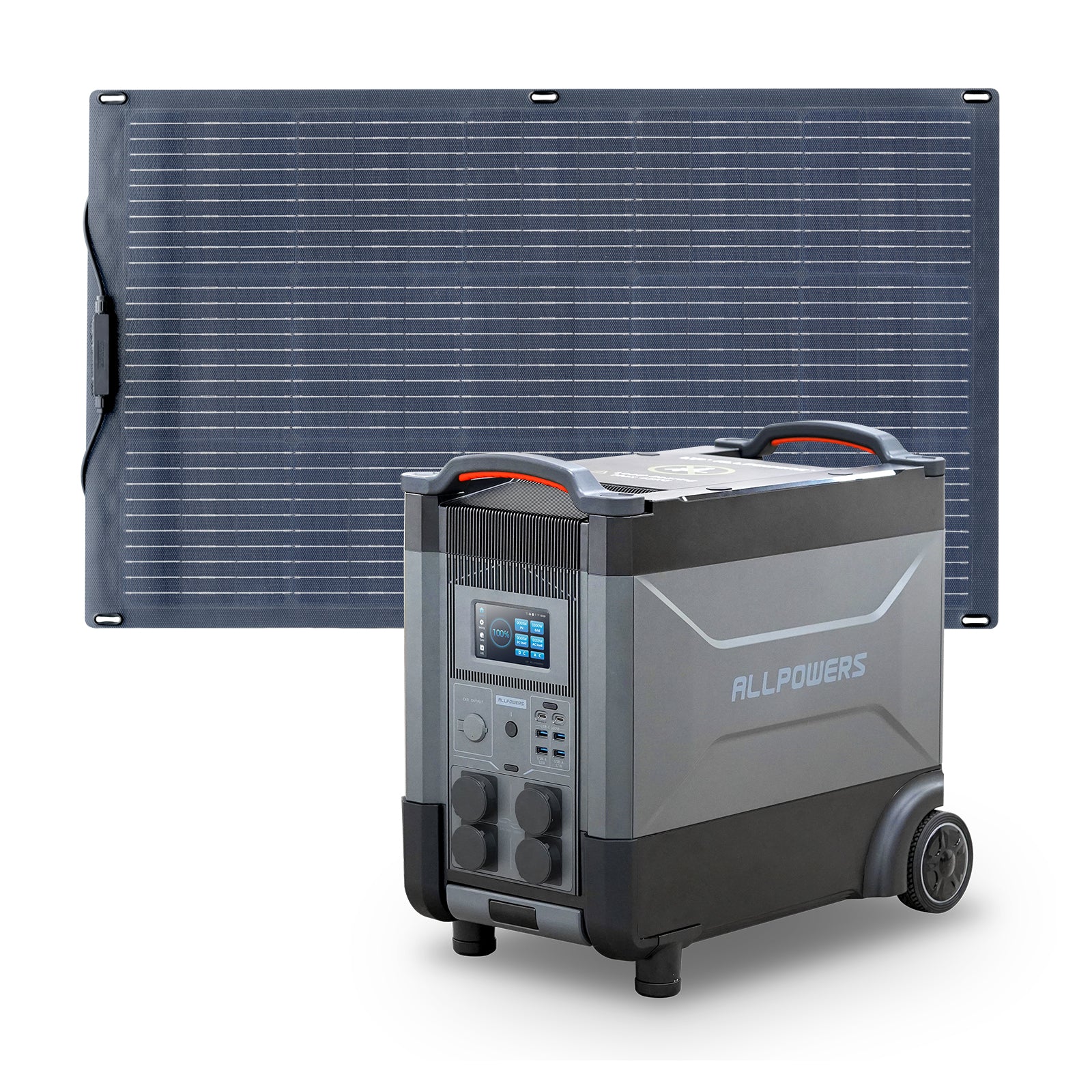 ALLPOWERS 4000W Solargenerator R4000 Mit 100W Flexibles Solarpanel