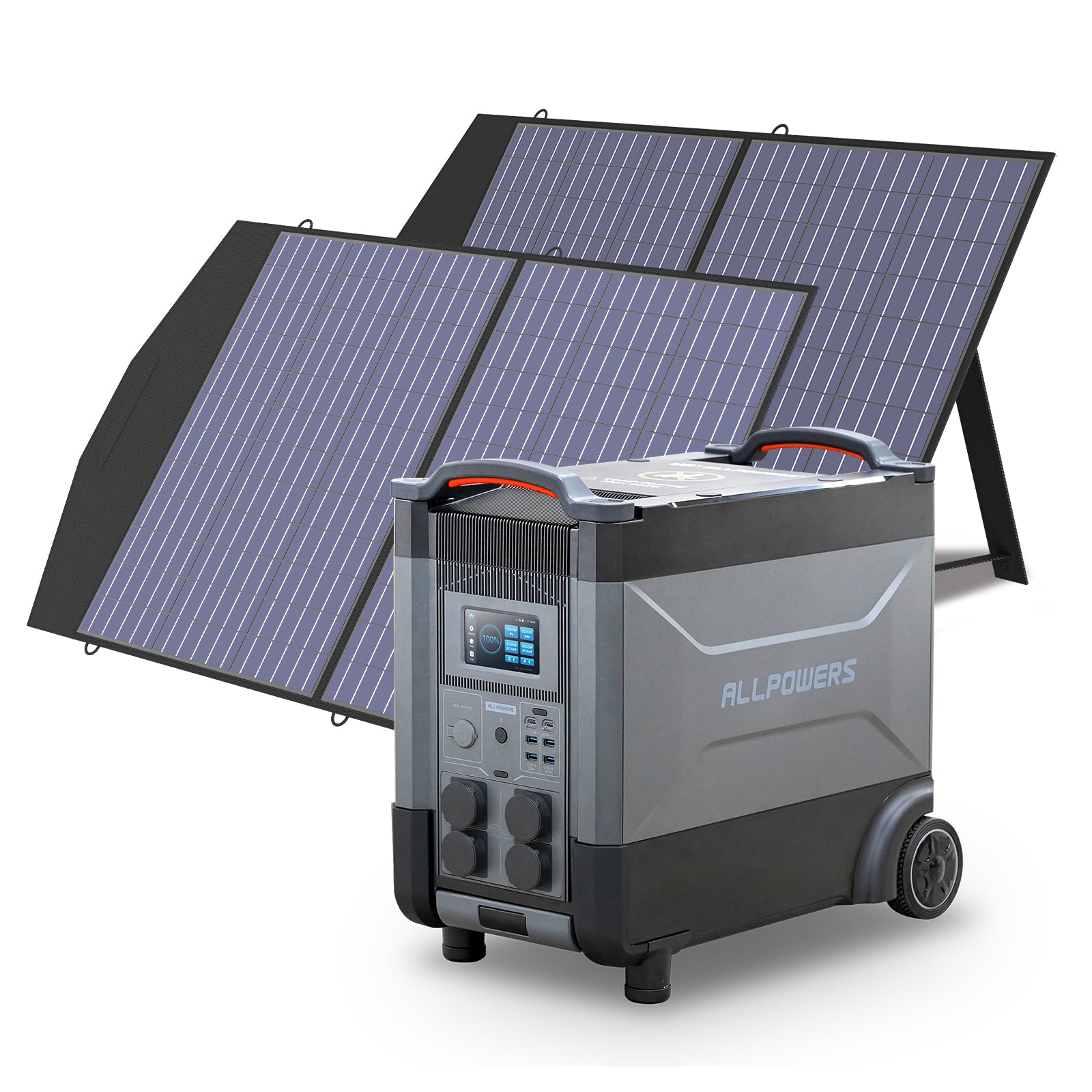 ALLPOWERS Solargenerator-Kit 4000W (R4000 + SP027 100W Solarpanel)