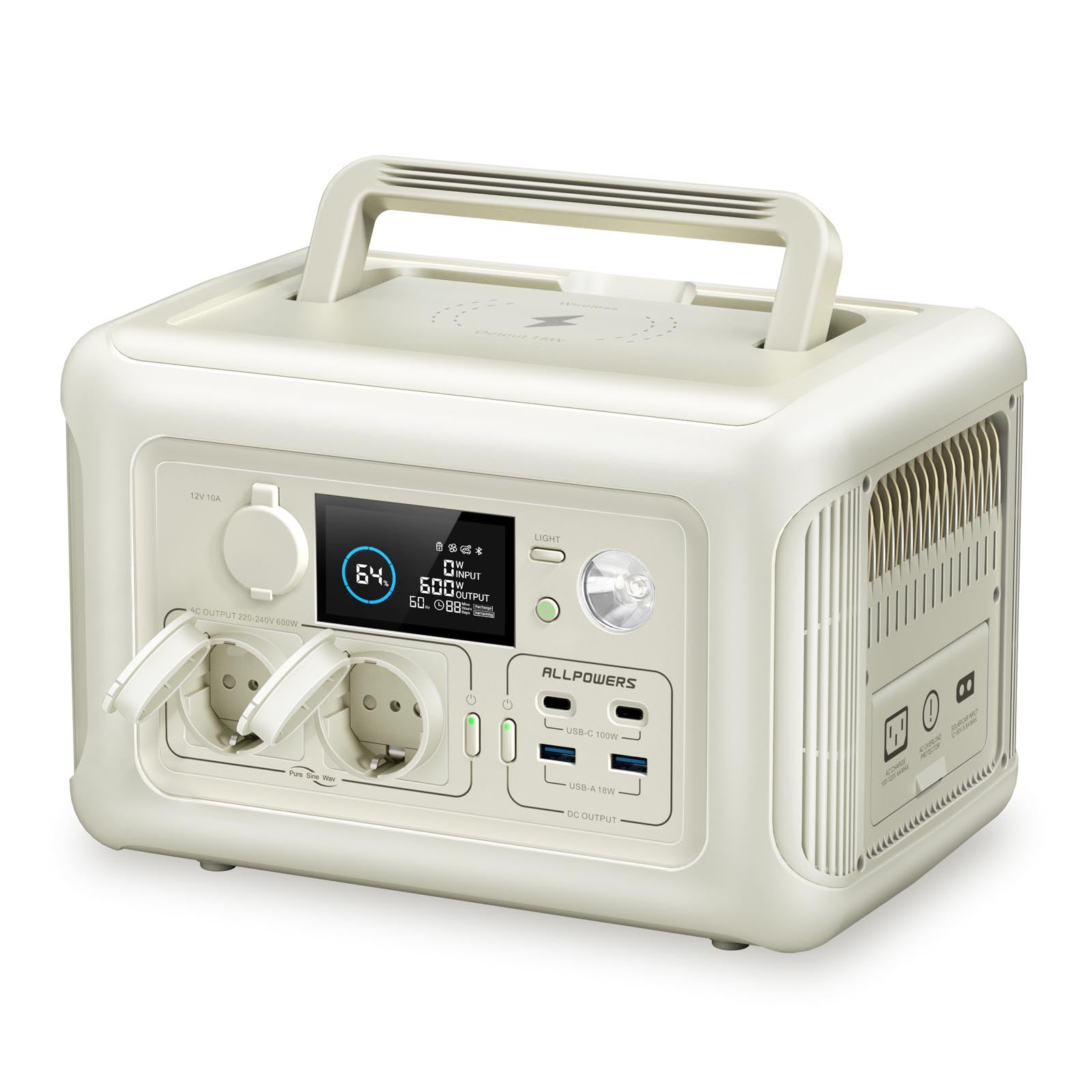 ALLPOWERS R600 Tragbare Powerstation  | 600W 299Wh