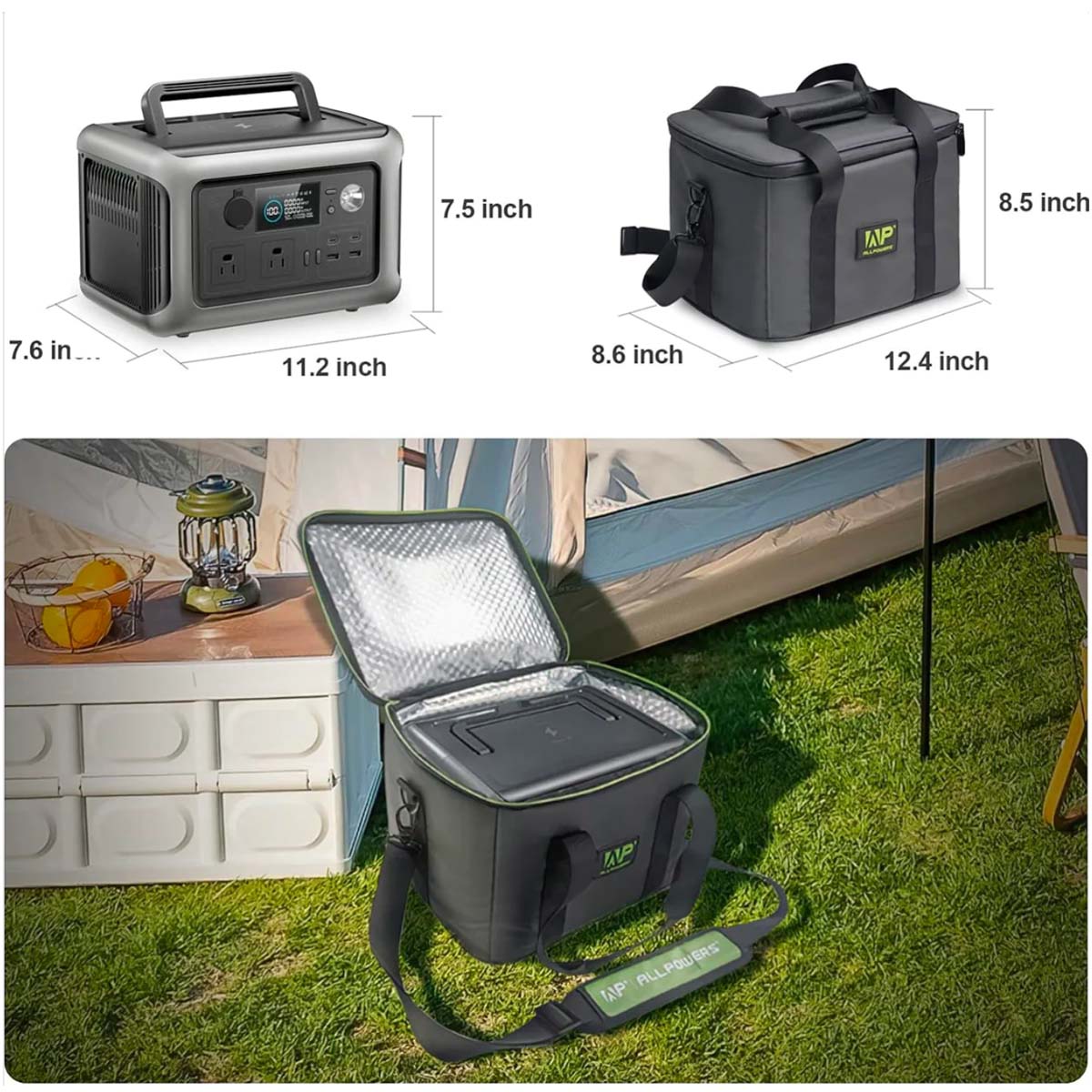 ALLPOWERS Tragetasche für R600 Portable Power Station Wasserdicht