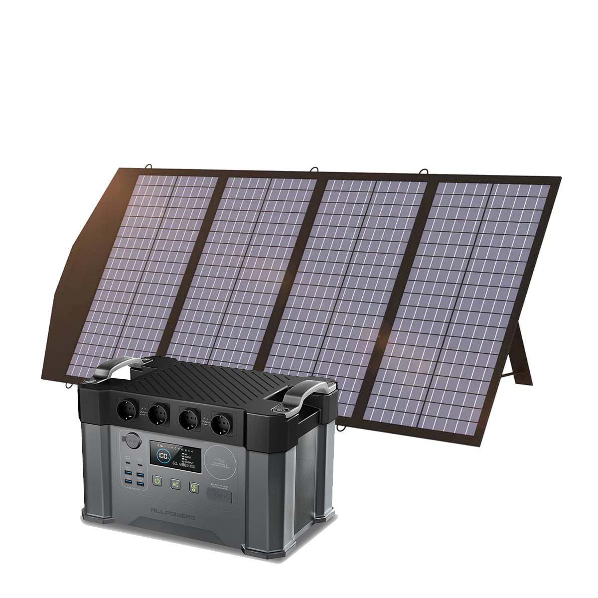 ALLPOWERS 2400W Solargenerator S2000 Pro Mit 140W SolarPanel