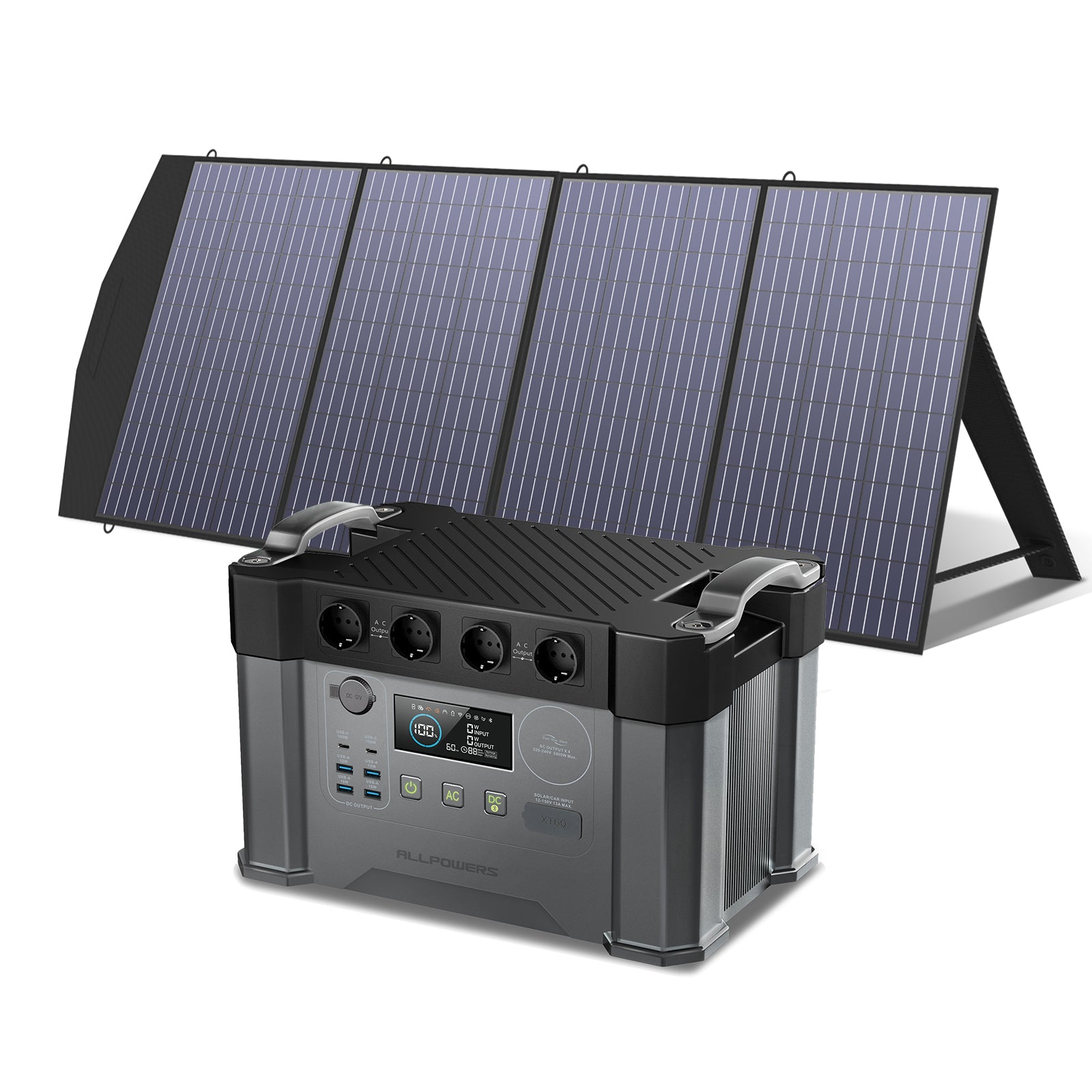 ALLPOWERS 2400W Solargenerator S2000 Pro Mit 200W Solarpanel