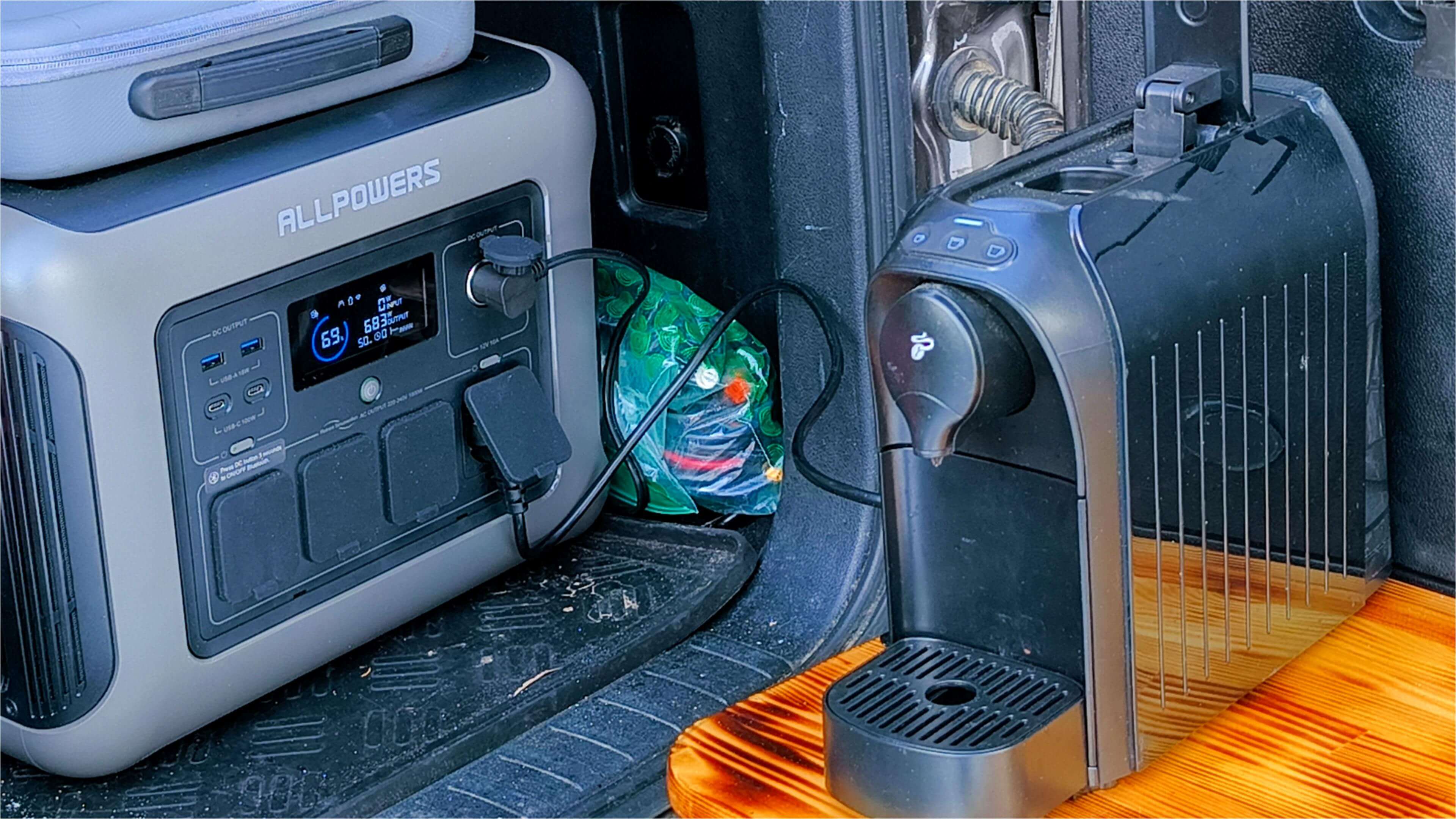 Kann eine tragbare Powerstation eine Kaffeemaschine betreiben?