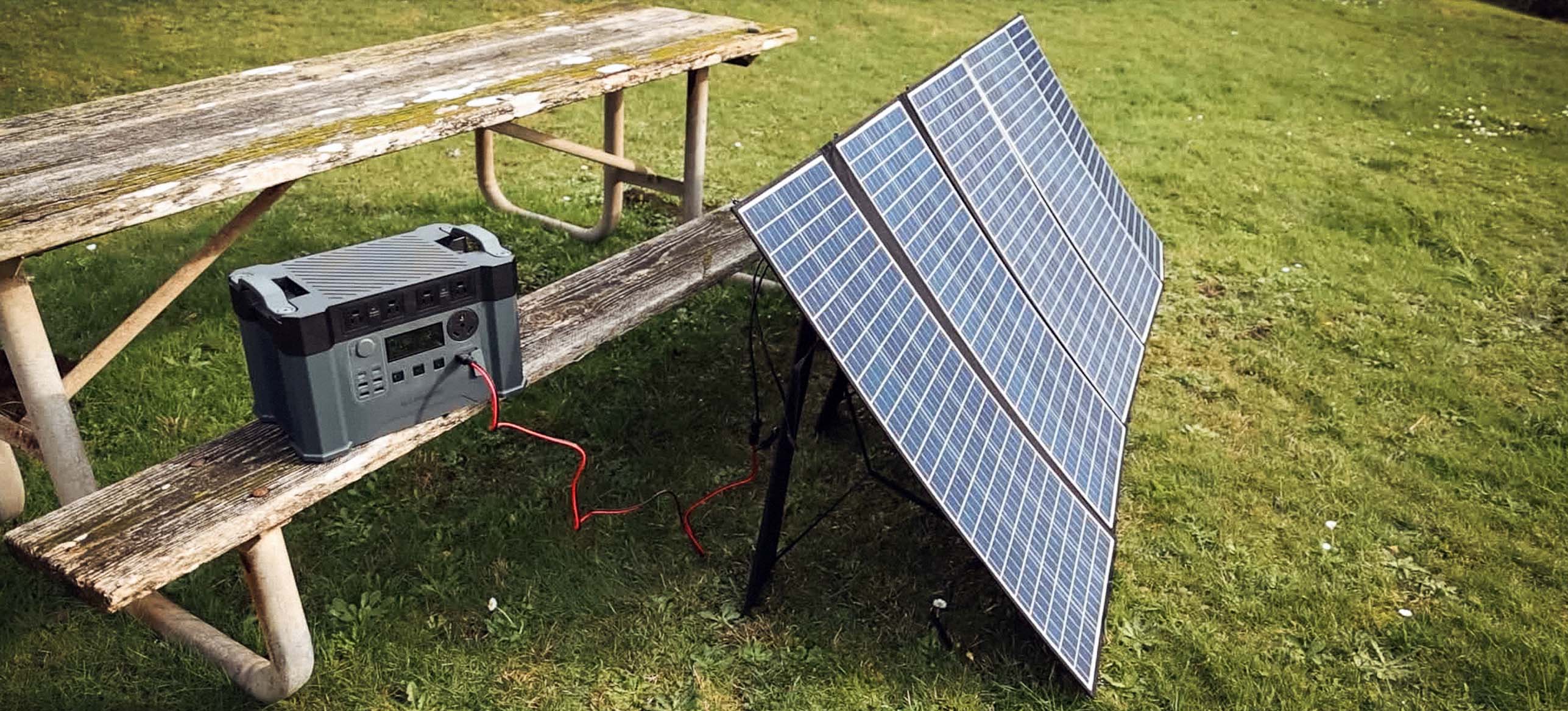Faltbares Solarpanel
