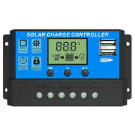 ALLPOWERS 30A Solar Ladegerät 12V/24V für Solarpanel mit 5V Doppel-USB-Anschluss