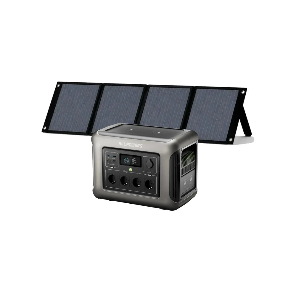 ALLPOWERS R1500 Mit 200W Solarpanel | 1800W Solargenerator