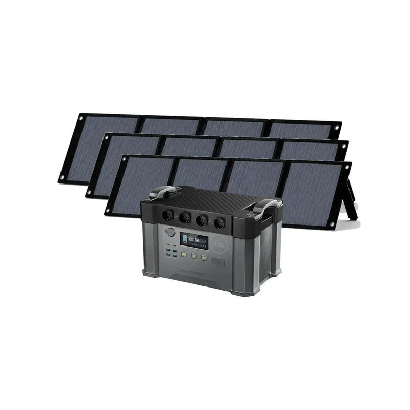 ALLPOWERS Solargenerator-Set 2400 W (S2000 Pro + SP035 200-W-Solarmodul)