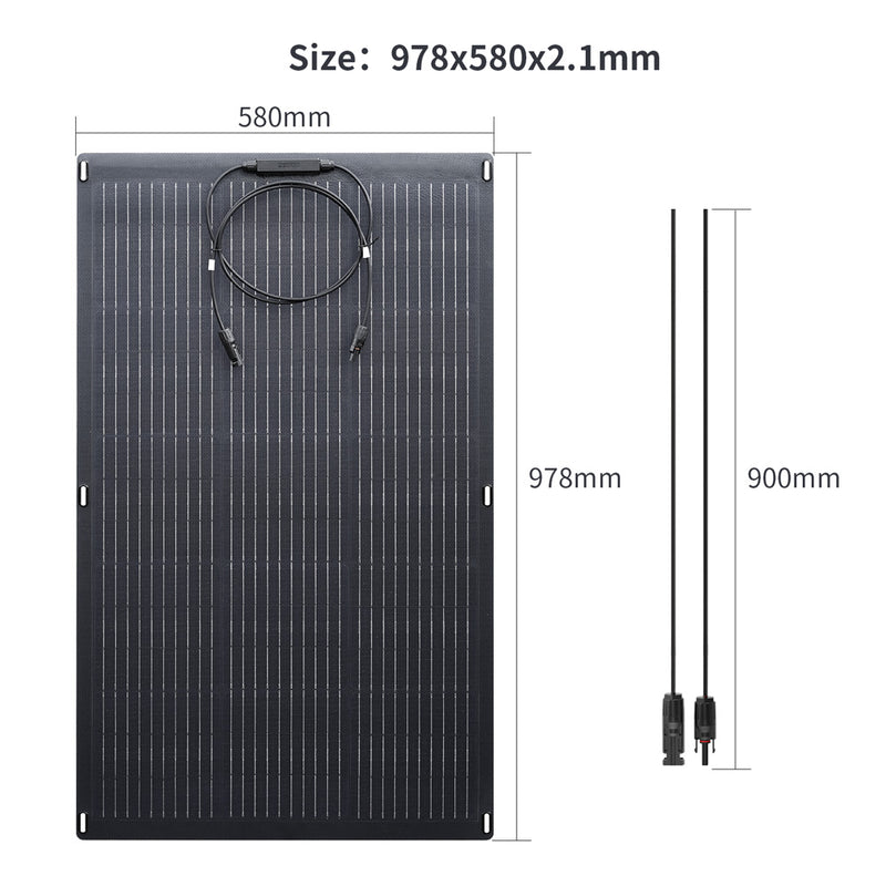 ALLPOWERS Solar Generator Kit 3500W (R3500 + SF100 100W Flexible Solar Panel) ALLPOWERS
