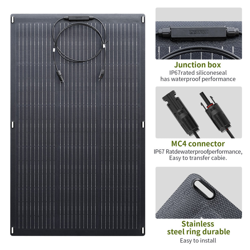 ALLPOWERS Solar Generator Kit 3500W (R3500 + SF100 100W Flexible Solar Panel) ALLPOWERS