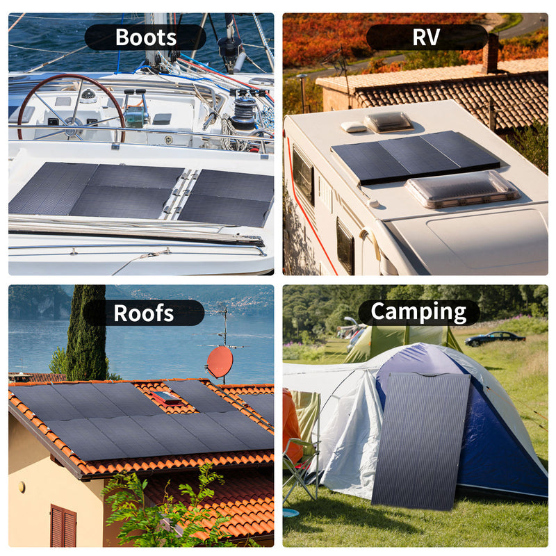 ALLPOWERS Solar Generator Kit 3500W (R3500 + SF200 200W Flexible Solar Panel) ALLPOWERS