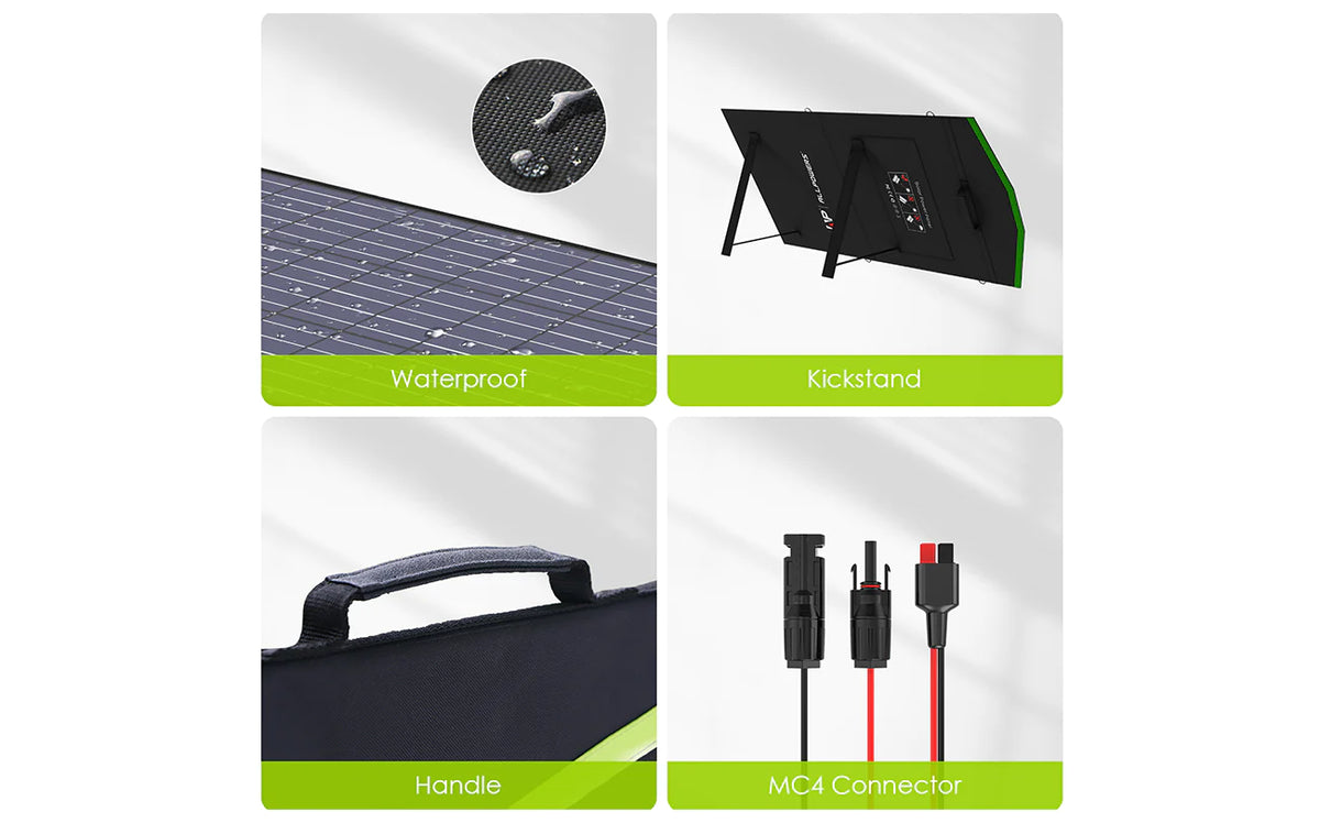 ALLPOWERS Solar Generator Kit 3500W (R3500 + SP027 100W Solar Panel) ALLPOWERS