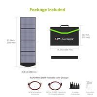 ALLPOWERS Solar Generator Kit 3500W (R3500 + SP033 200W Solar Panel) ALLPOWERS