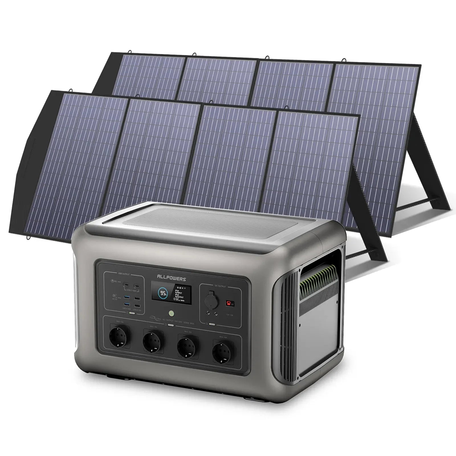 ALLPOWERS Solar Generator Kit 3500W (R3500 + SP033 200W Solar Panel) ALLPOWERS