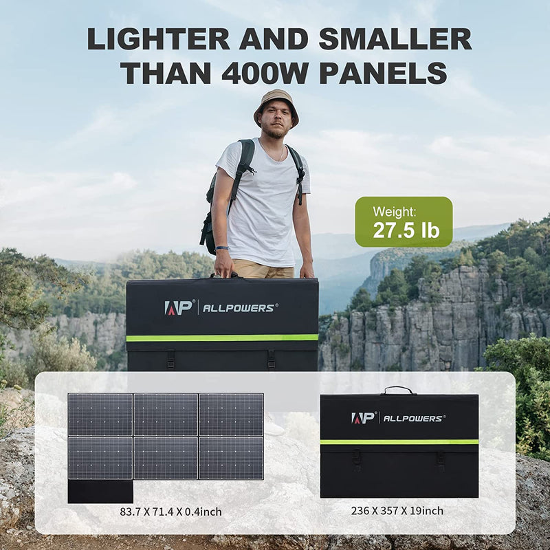 ALLPOWERS Solar Generator Kit 3500W (R3500 + SP039 600W Solar Panel) ALLPOWERS