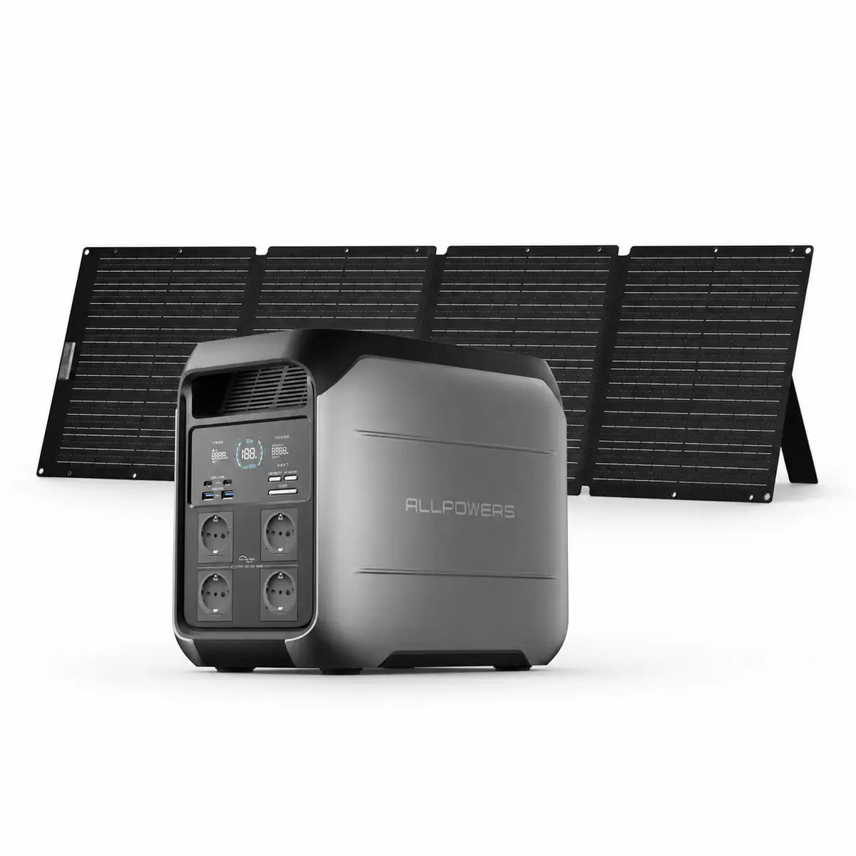 ALLPOWERS P1800 Mit 200W Solarpanel | 1800W Solargenerator