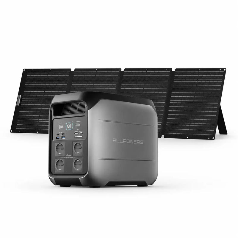 ALLPOWERS P1800 Mit 200W Solarpanel | 1800W Solargenerator