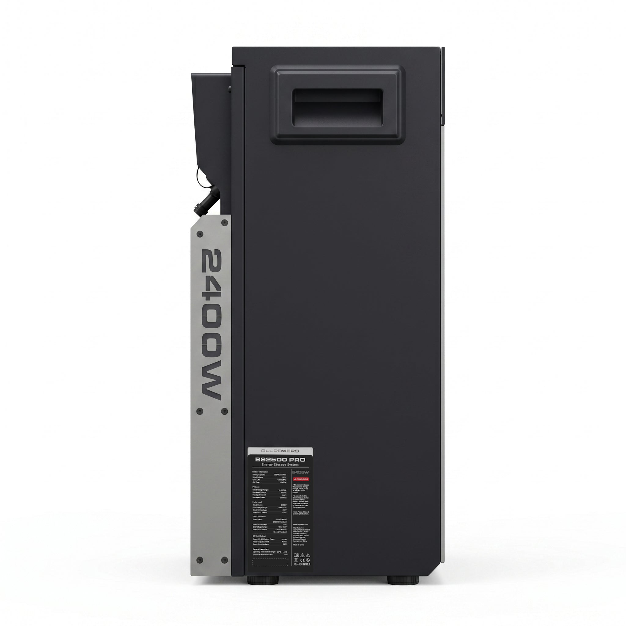 ALLPOWERS BS2500 Pro Balkon-Energiespeicher | 2600Wh 2400W