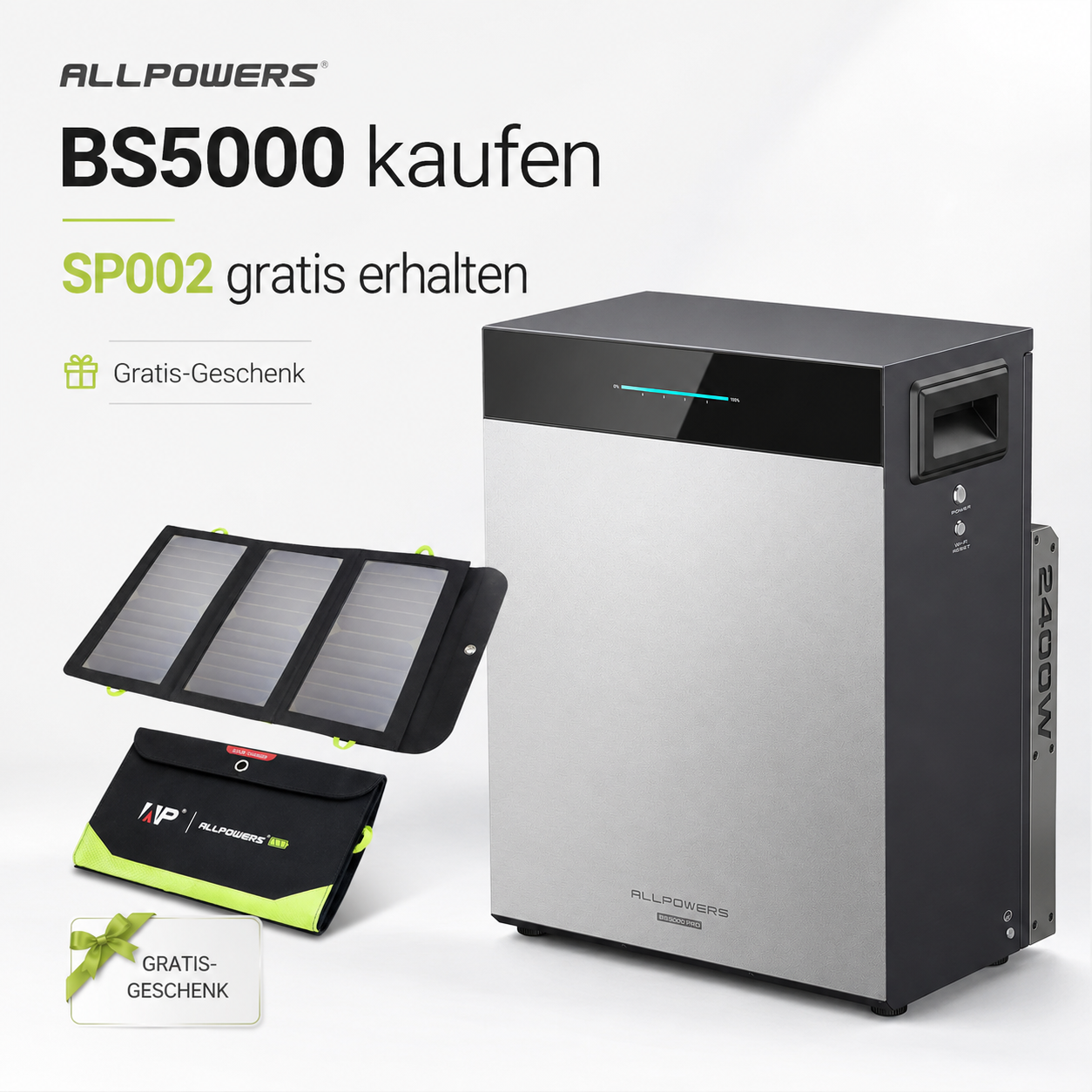 ALLPOWERS BS5000 PRO Plug-and-Play-Solaranlage