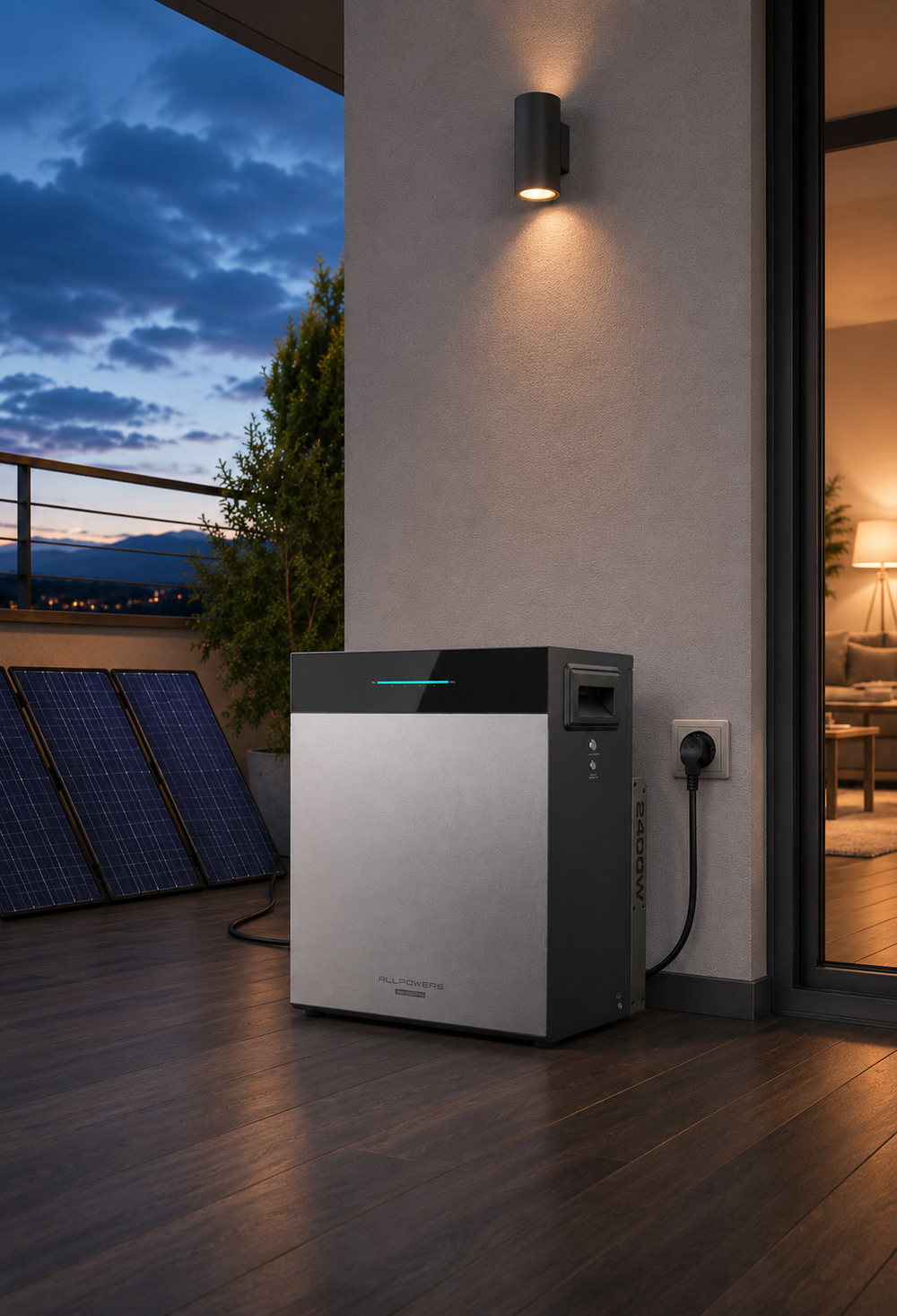 Zwei parallel geschaltete BS5000 PRO Speicher mit insgesamt 10,8 kWh Kapazität