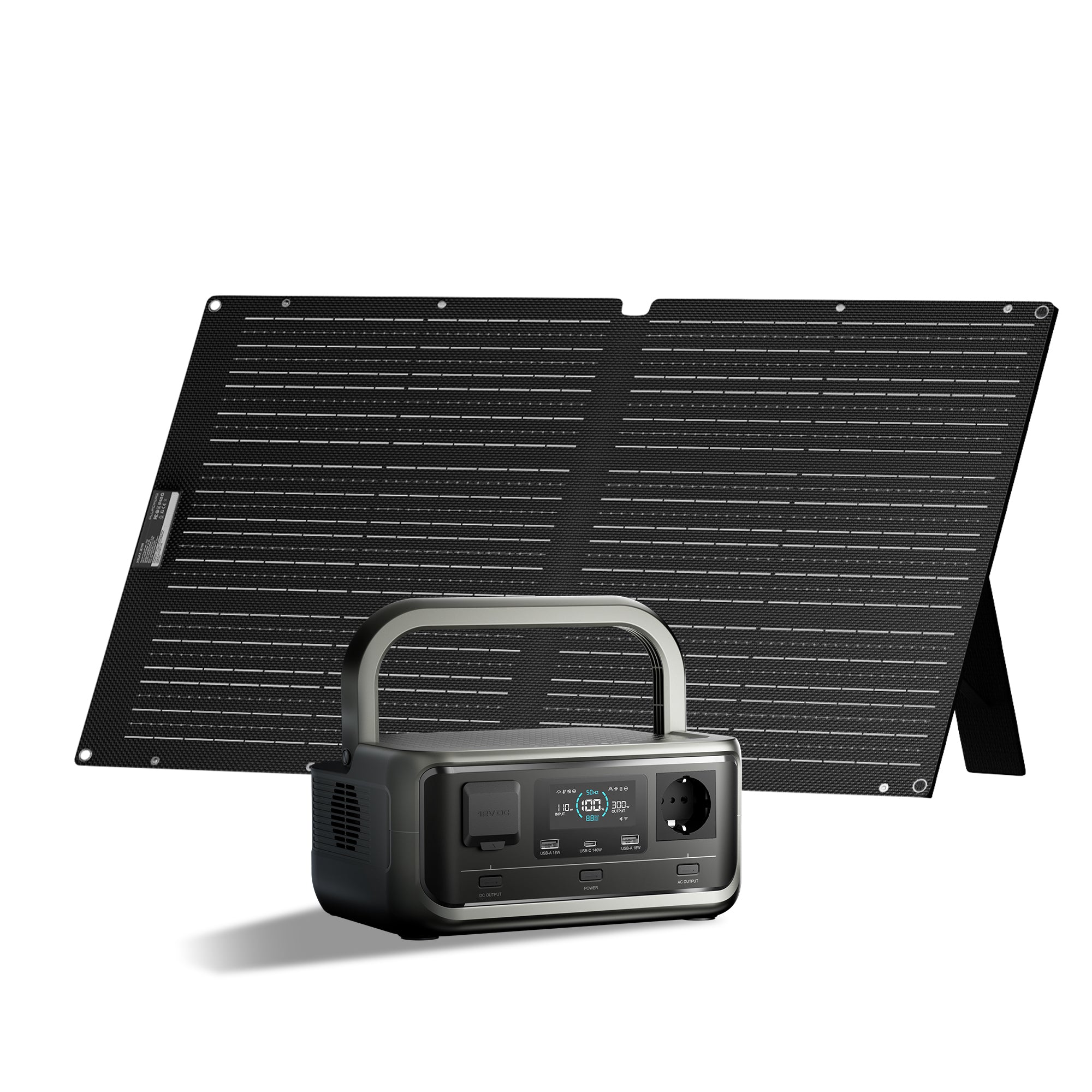 ALLPOWERS VOLIX P300 Mit 100W Solarpanel | 300W Solargenerator