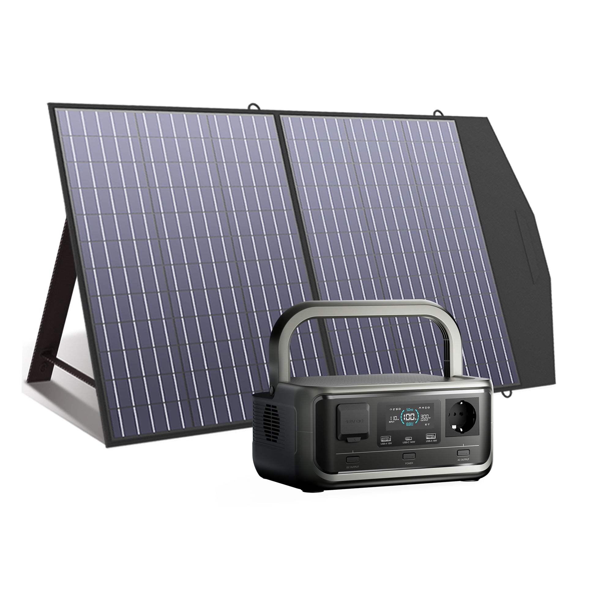 ALLPOWERS VOLIX P300 Mit 100W Solarpanel | 300W Solargenerator