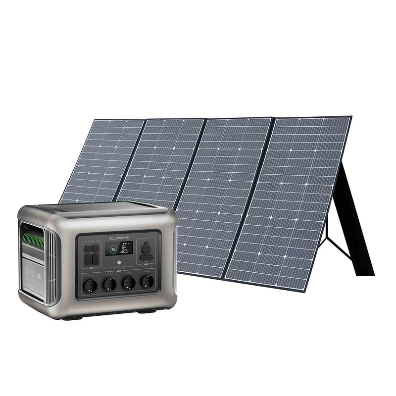 ALLPOWERS R2500 Mit 400W Solarpanel | 2500W Solargenerator