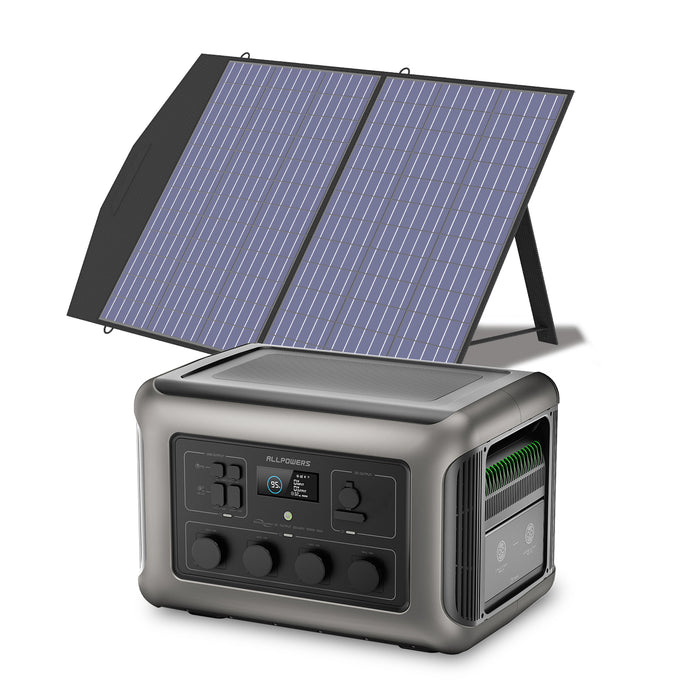 ALLPOWERS 3500W Solargenerator R3500 Mit 100W Solarpanel