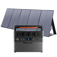 allpowers s1500 1500w power station with 400w foldable solar panel
