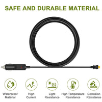 ALLPOWERS Solar PV Interconnect Cable XT60 to Car 1.5m 4.9ft 14AWG