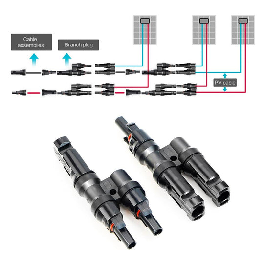 ALLPOWERS MC-4 Steckverbinder vom Typ Branch Y