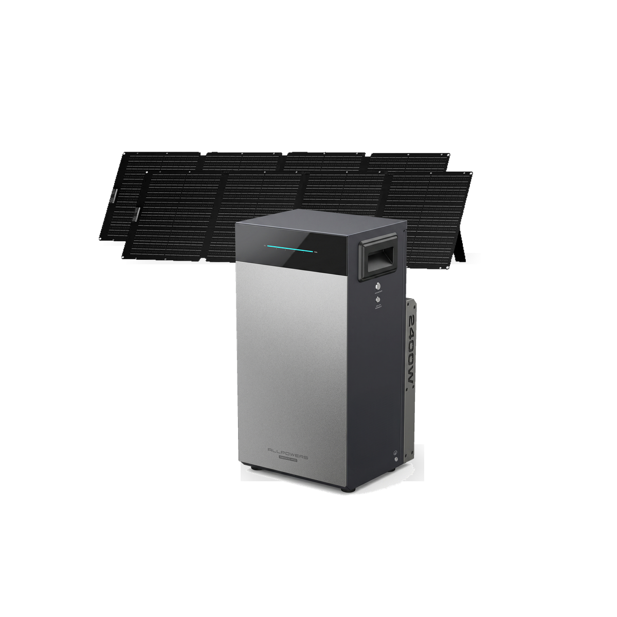 ALLPOWERS BS2500 Balkonkraftwerk Speicher 2,6 kWh + SE200 200W Solarpanel Set