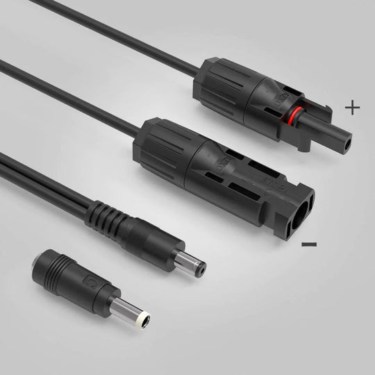 ALLPOWERS Solar-Verlängerungskabel mit MC-4-auf-5521-Anschlüssen (1,5 m 16AWG mit MC-4-Anschlüssen))