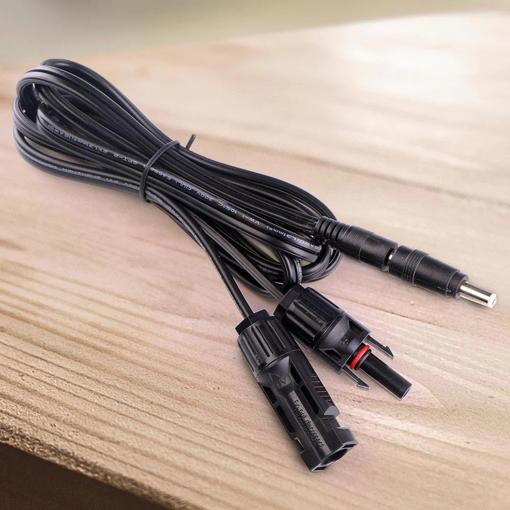 ALLPOWERS Solar-Verlängerungskabel mit MC-4-auf-5521-Anschlüssen (1,5 m 16AWG mit MC-4-Anschlüssen))