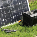 ALLPOWERS Solar-PV-Verlängerungskabel mit DC5521 / DC5525 Stecker 1,5 m, 16 AWG