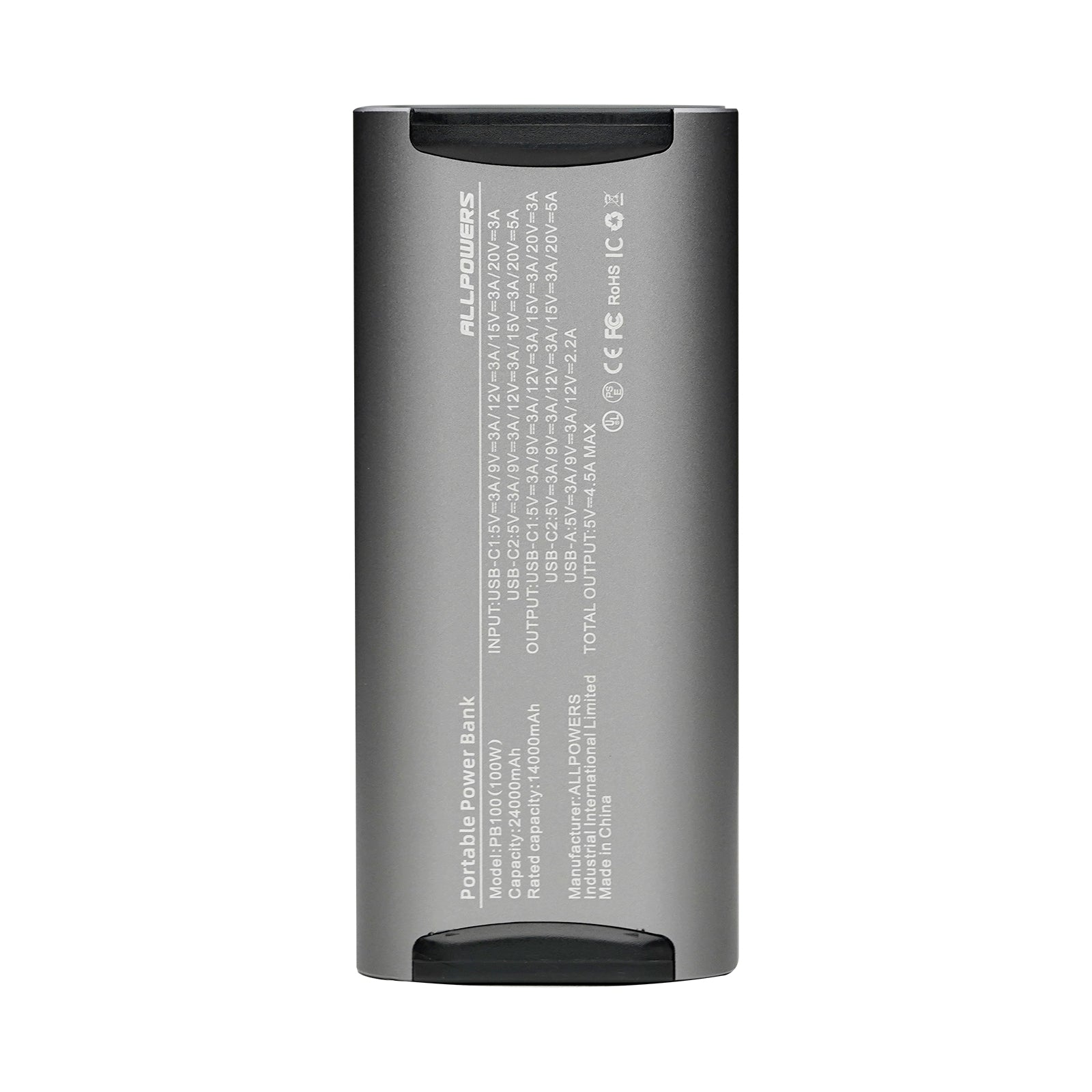 ALLPOWERS Tragbare Laptop-Powerbank 100W 24000mAh PB100