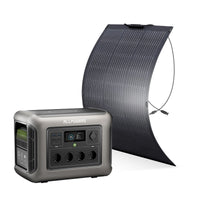 ALLPOWERS Solar Generator Kit 1800W (R1500 + SF100 100W Flexible Solar Panel)