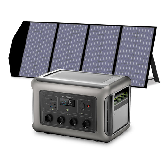 ALLPOWERS Solargenerator-Kit 3500W (R3500 + SP029 140W Solarpanel)