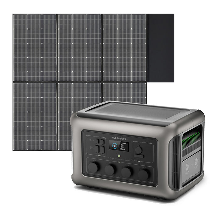 ALLPOWERS 3500W Solargenerator R3500 Mit 600W Solarpanel