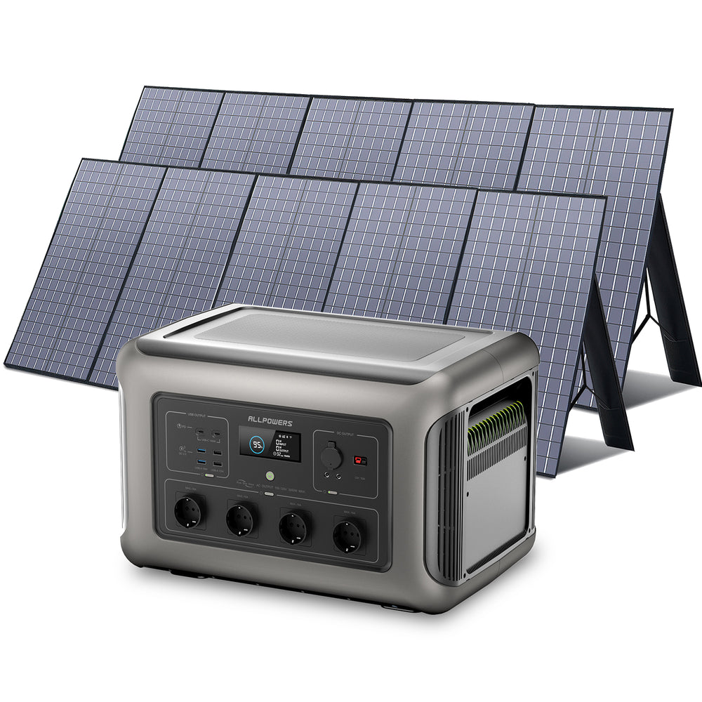 ALLPOWERS Solargenerator-Kit 3500W (R3500 + SP037 600W Solarpanel)