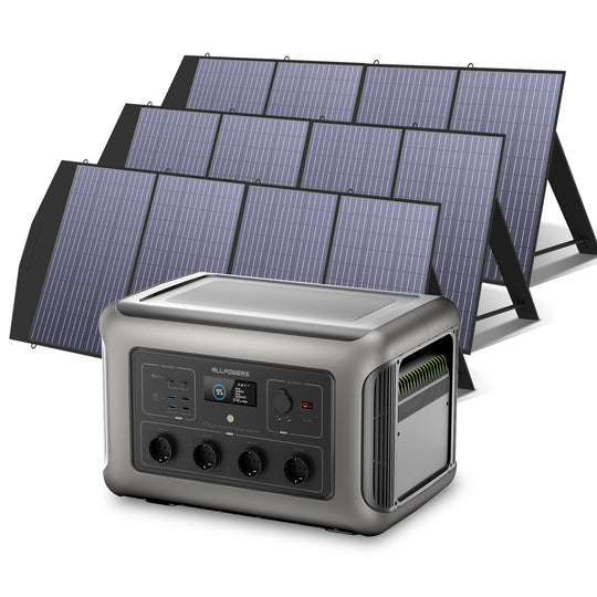 ALLPOWERS Solargenerator-Kit 3500W (R3500 + SP033 200W Solarpanel)