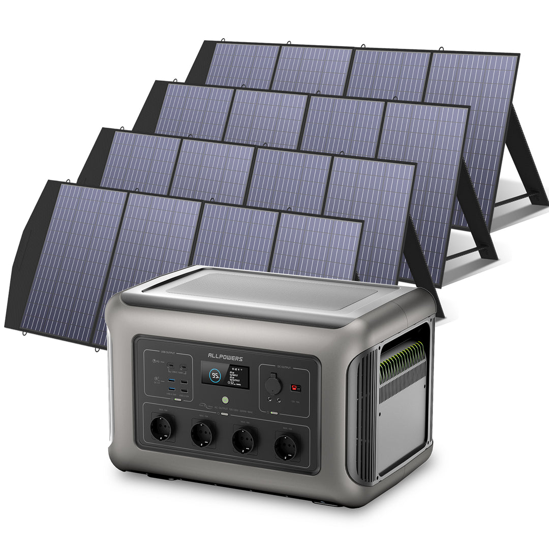 ALLPOWERS Solargenerator-Kit 3500W (R3500 + SP033 200W Solarpanel)
