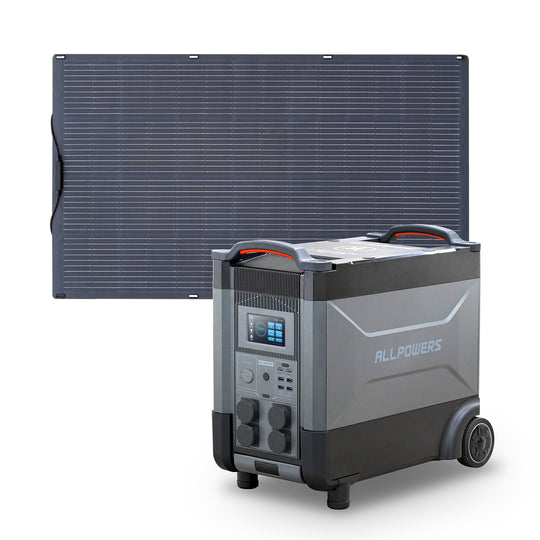 ALLPOWERS Solargenerator-Kit 4000W (R4000 + SF200 200W Flexibles Solarpanel)