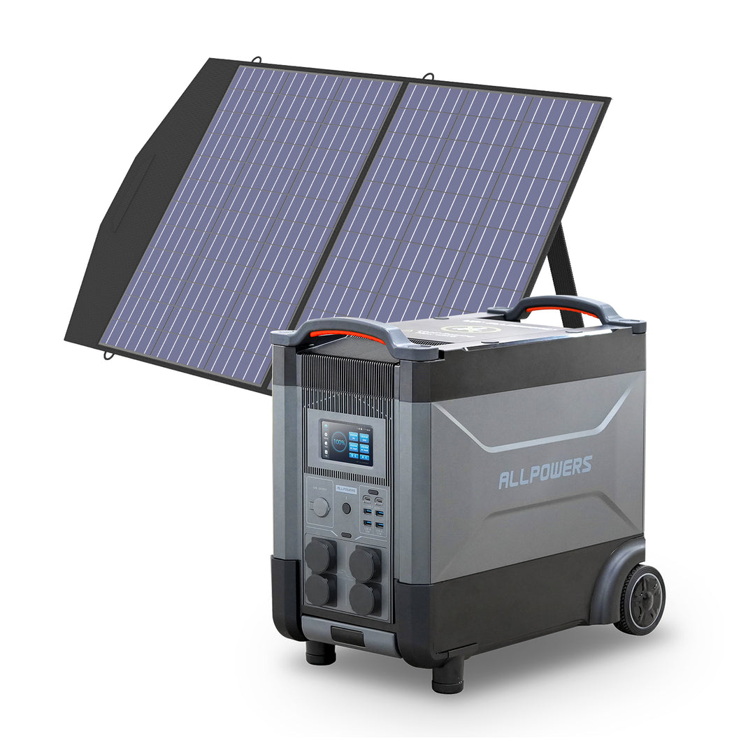 ALLPOWERS Solargenerator-Kit 4000W (R4000 + SP027 100W Solarpanel)