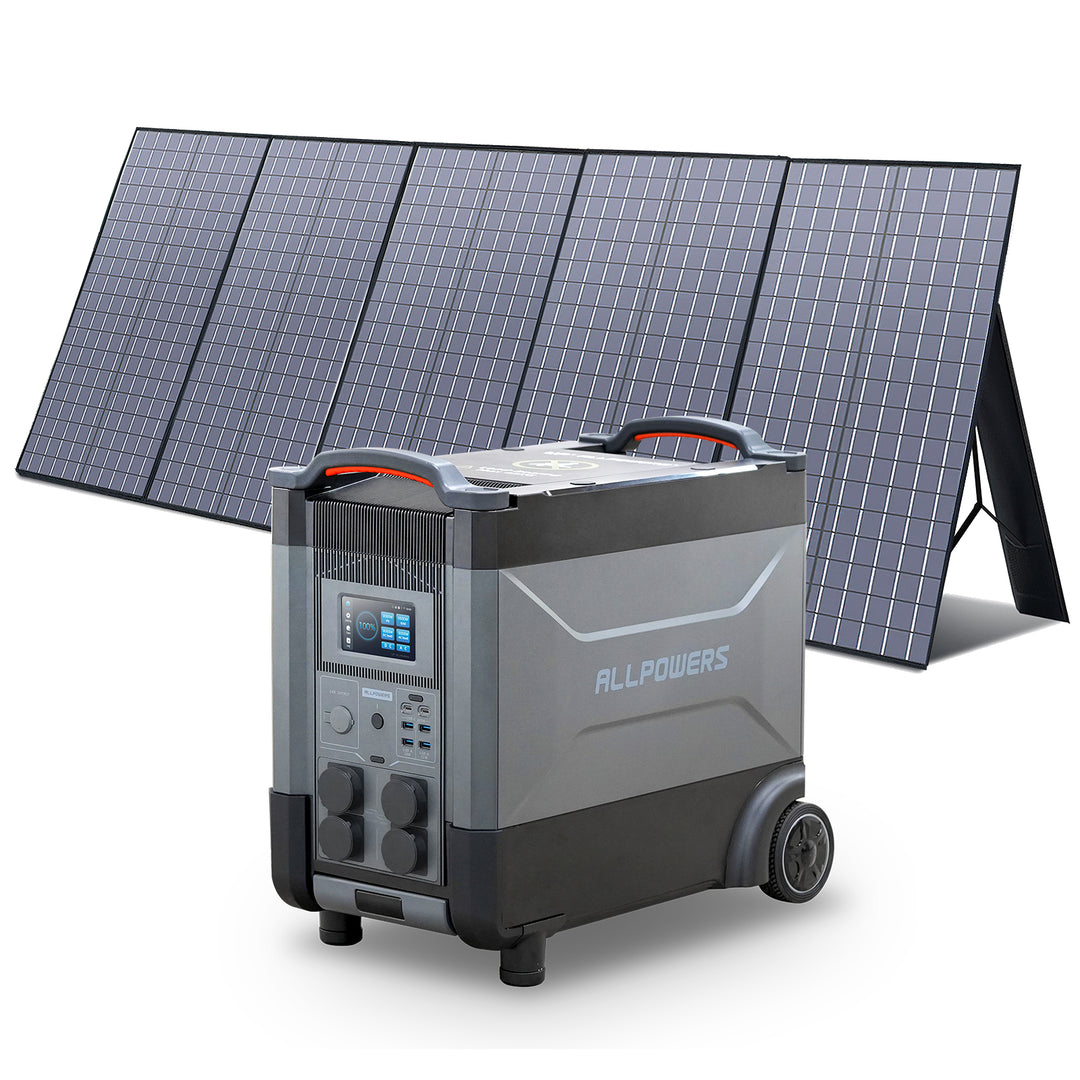 ALLPOWERS Solargenerator-Kit 4000W (R4000 + SP037 400W Solarpanel)